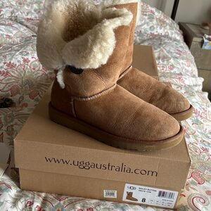 UGG Australia Bailey Button Shearling Boots